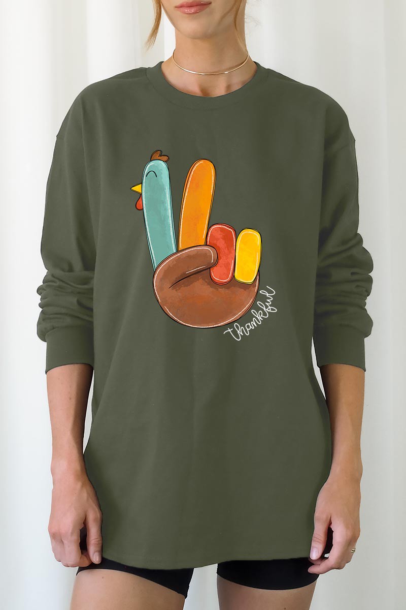 PEACE & THANKFUL TEE