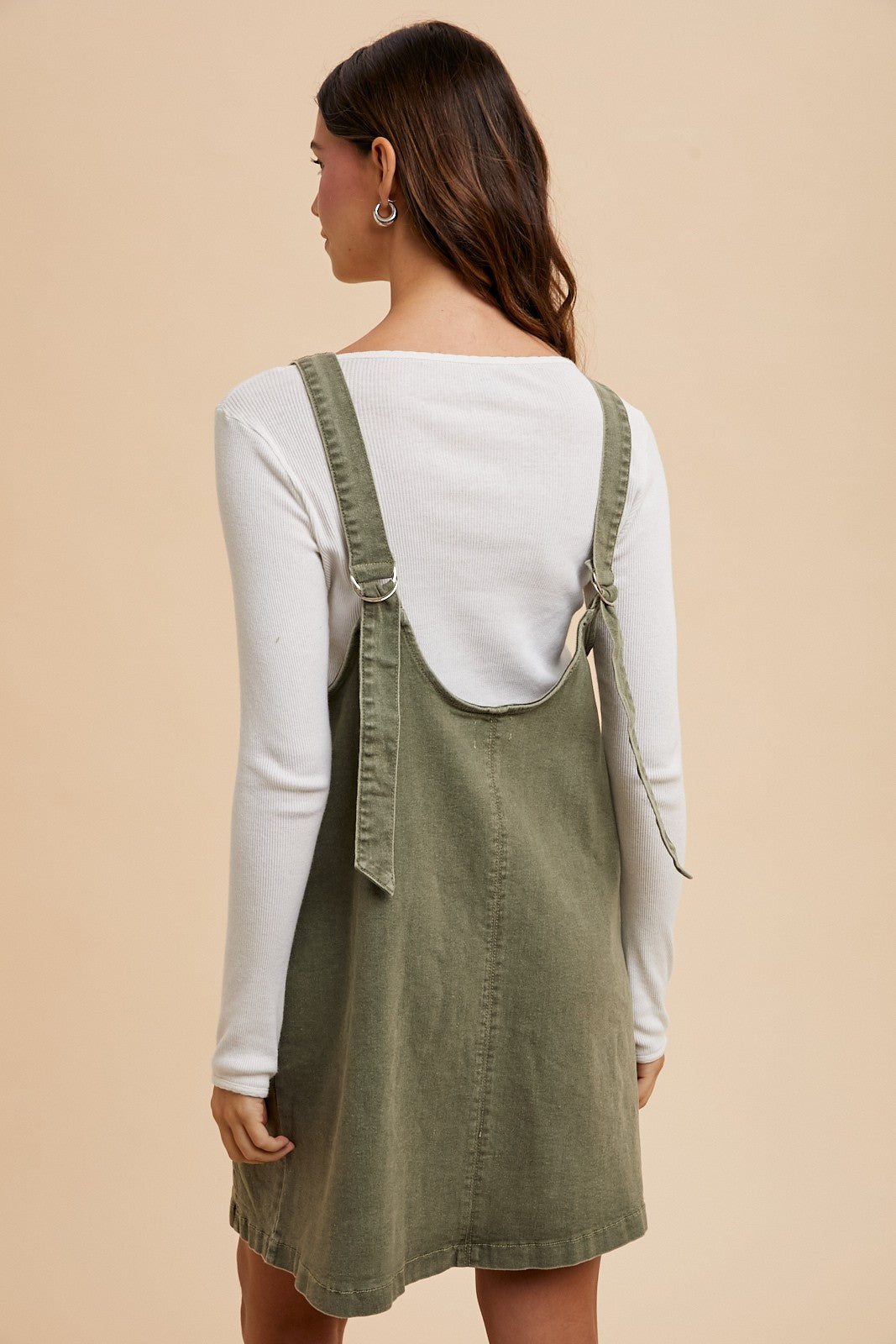 YOU SEE ME OVERALL DRESS