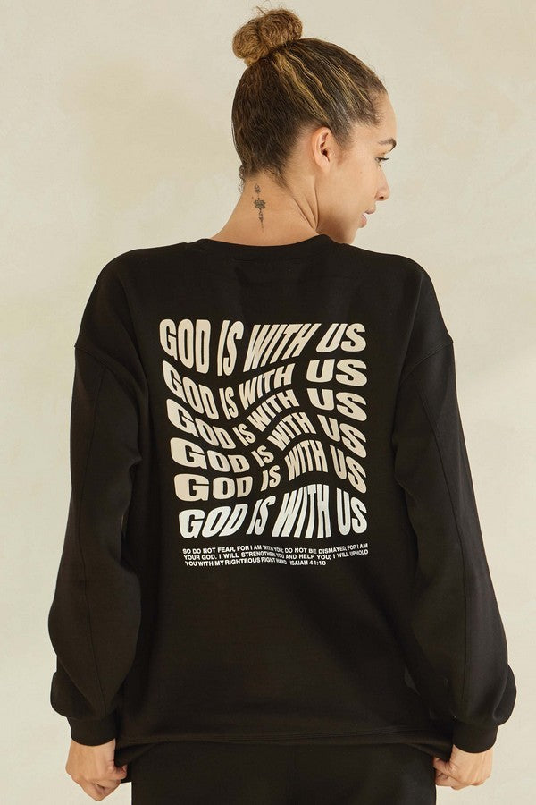 GOD IS WITH US SWEATER