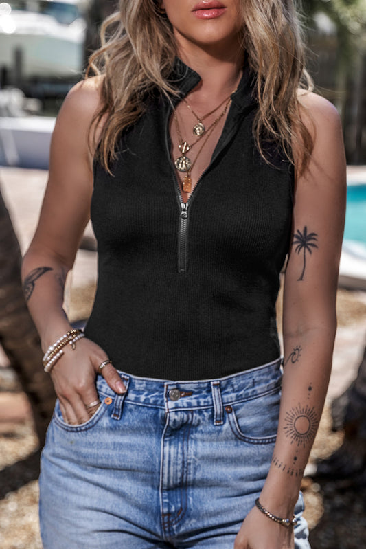 CHIC MOCK BODYSUIT