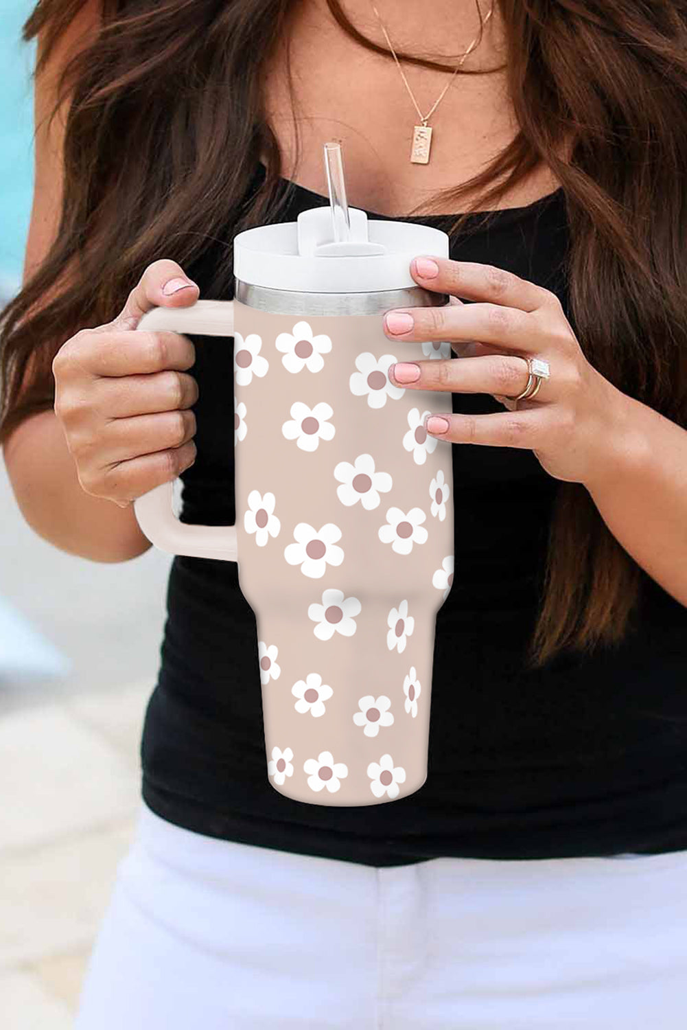 FLORAL PRINT CUP