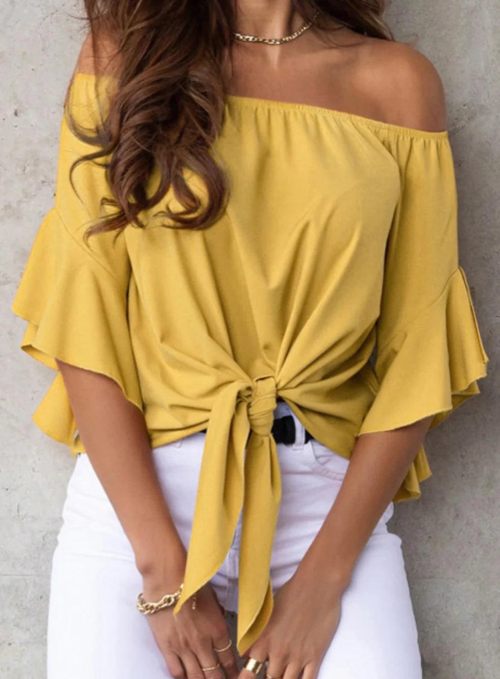 GOLDEN GLOW BLOUSE