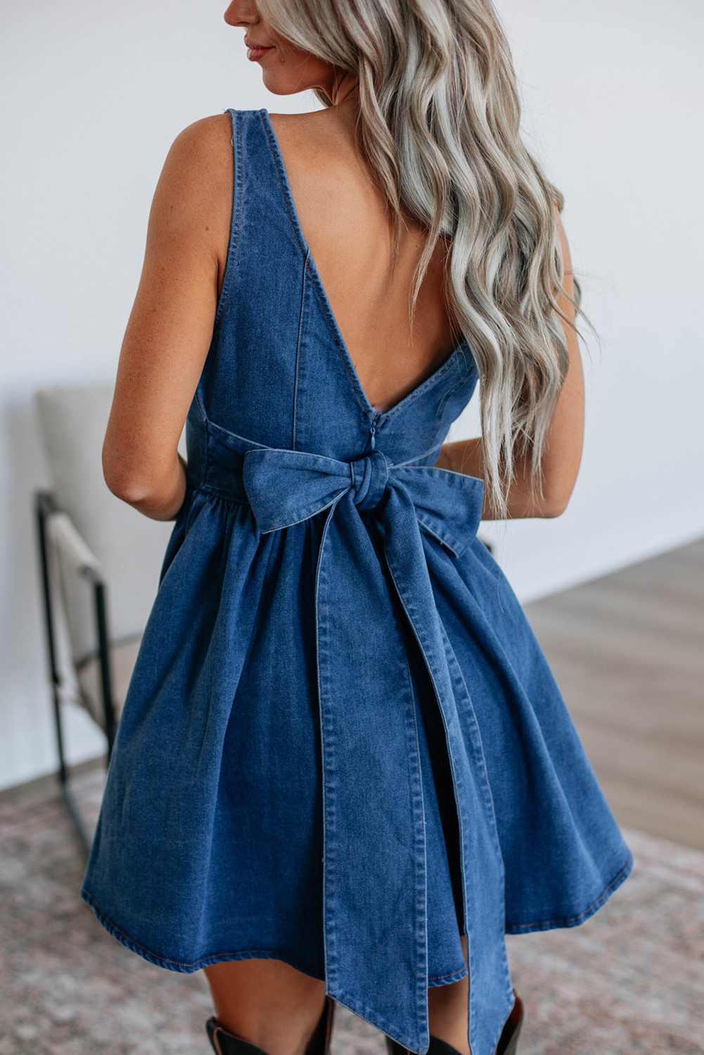 BLUEBELL BOW DRESS