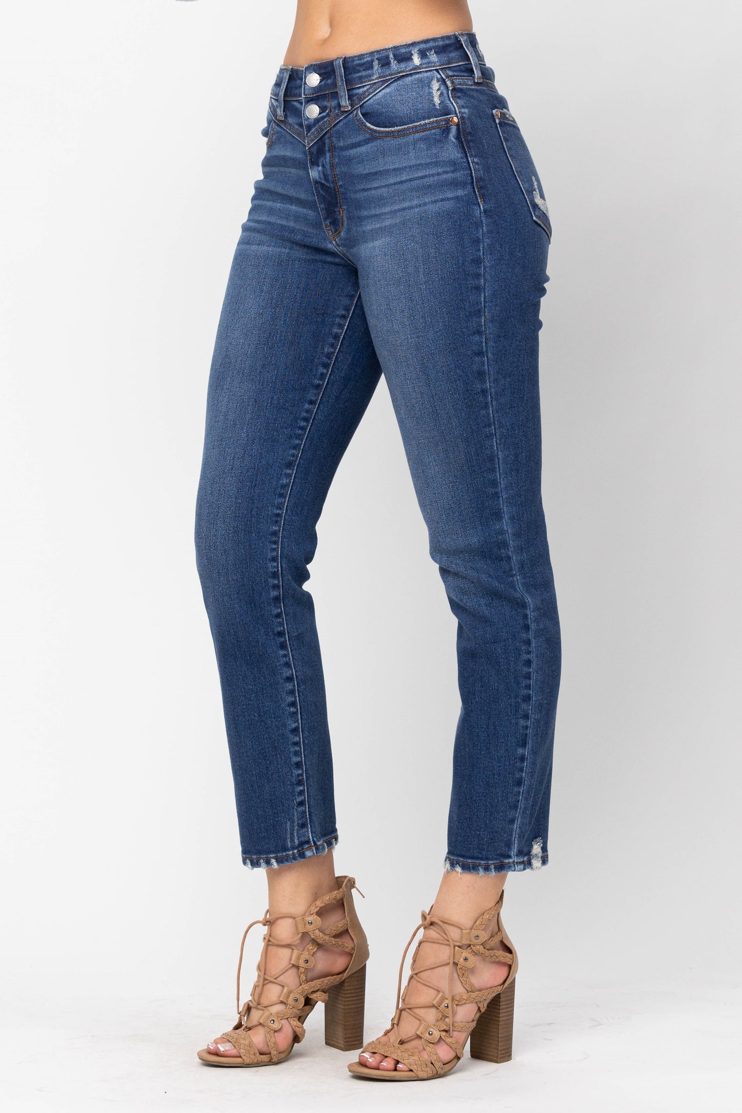 JUDY BLUE YOKE SLIM FIT