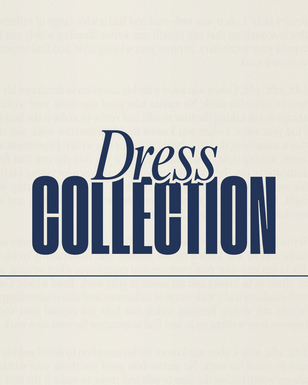 DRESS COLLECTION