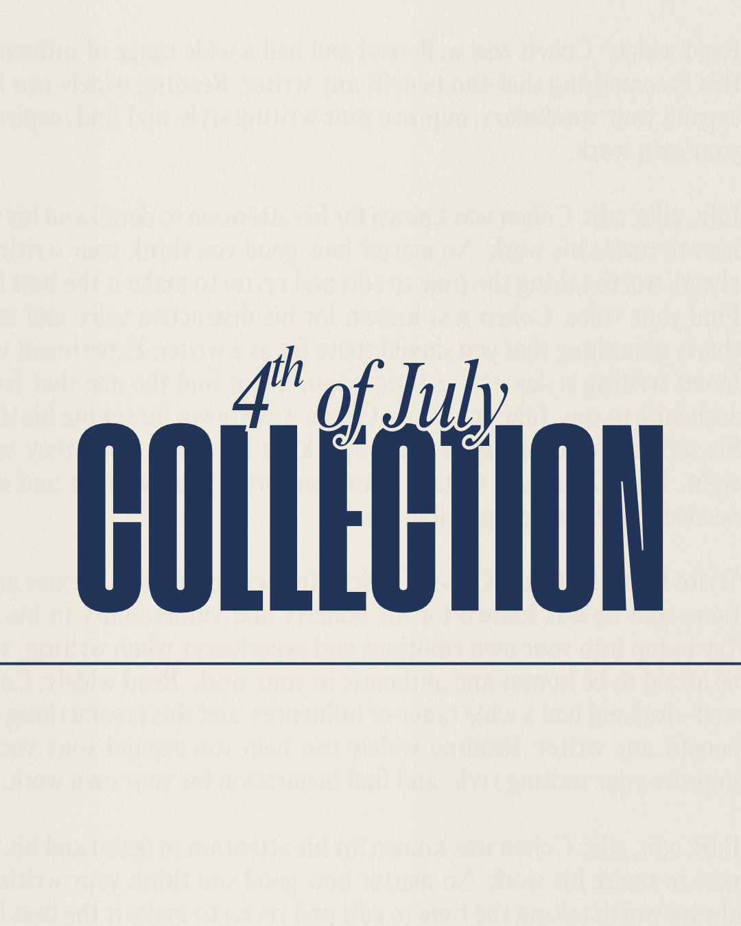 4TH OF JULY