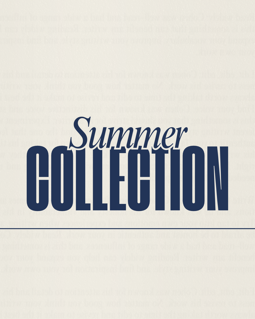 Summer collection