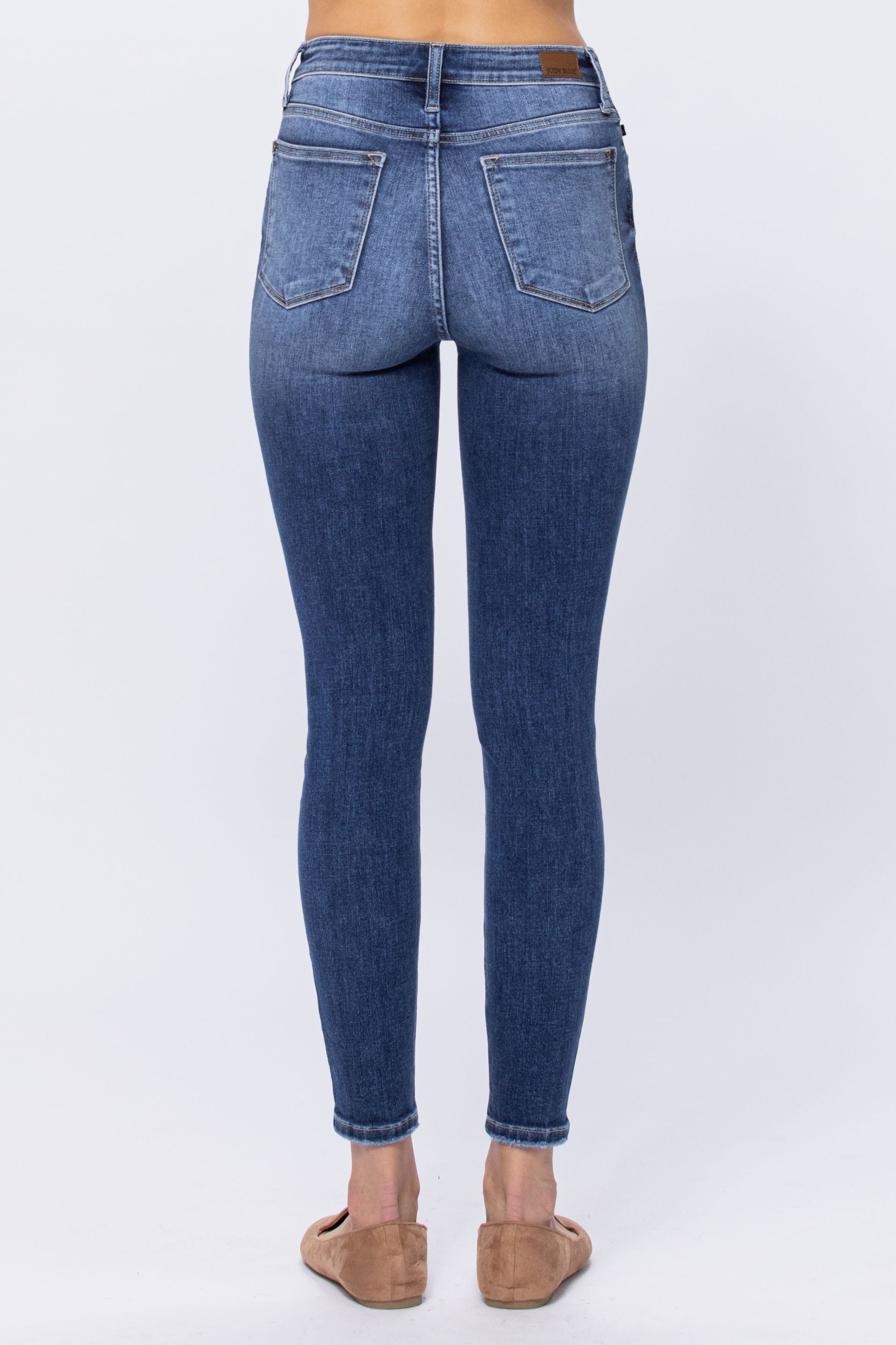 JUDY BLUE HI RISE BUTTON FLY SKINNY