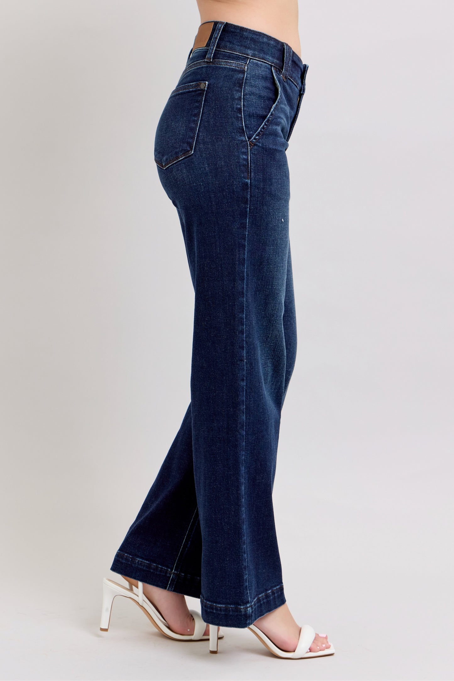 HEATHER WIDE LEG JEANS