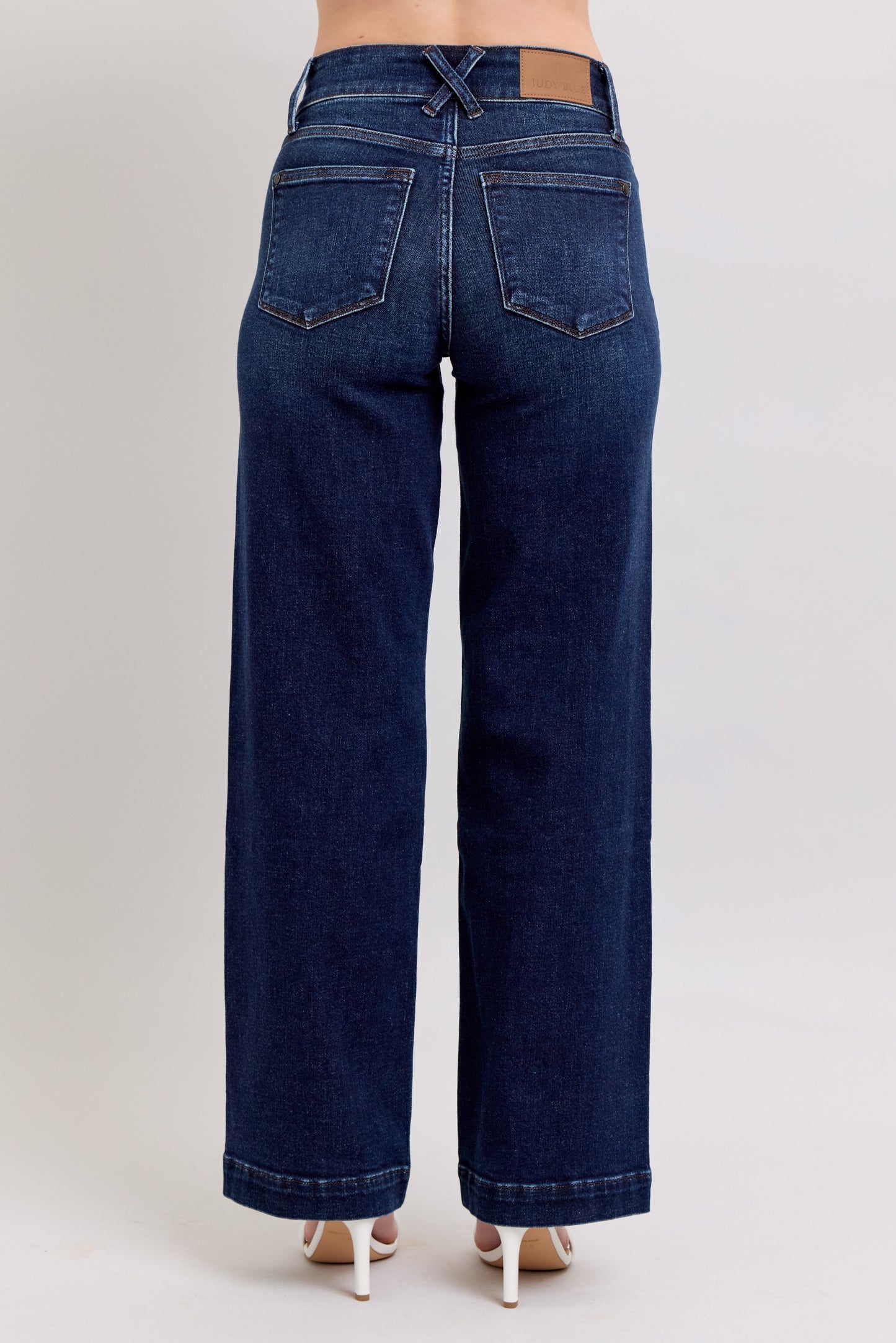 HEATHER WIDE LEG JEANS