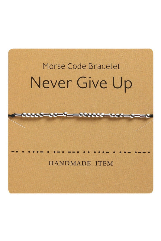 MORSE CODE BRACELET