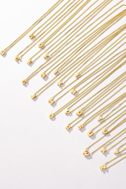 MINI LETTER NECKLACE