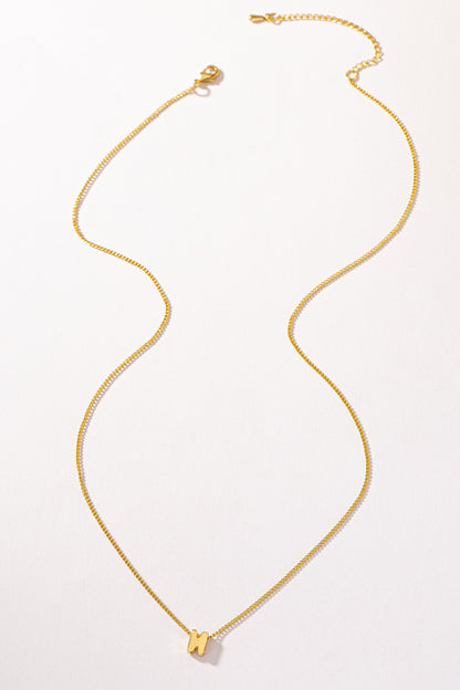 MINI LETTER NECKLACE