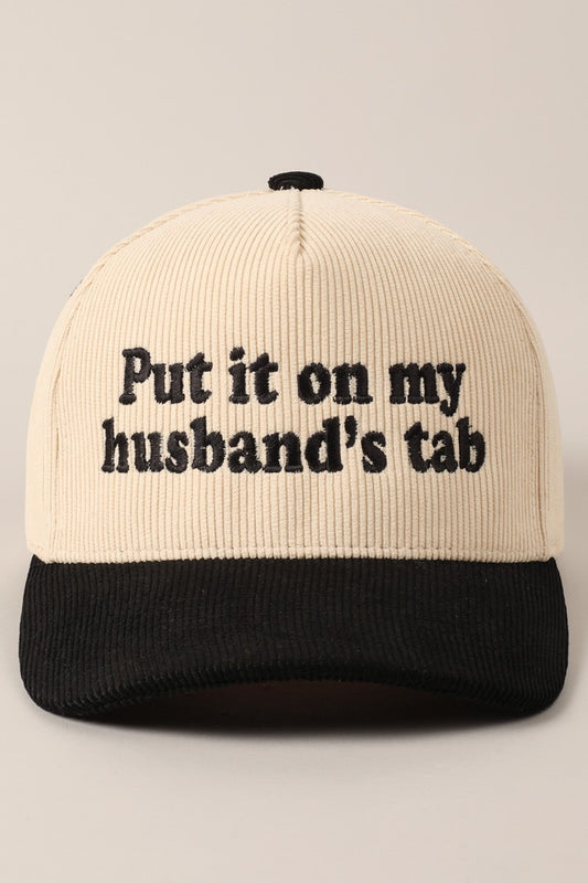 HUBBYS TAB HAT