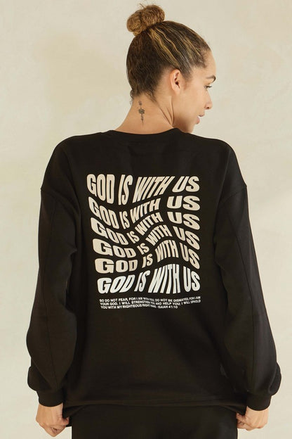 GOD IS WITH US SWEATER