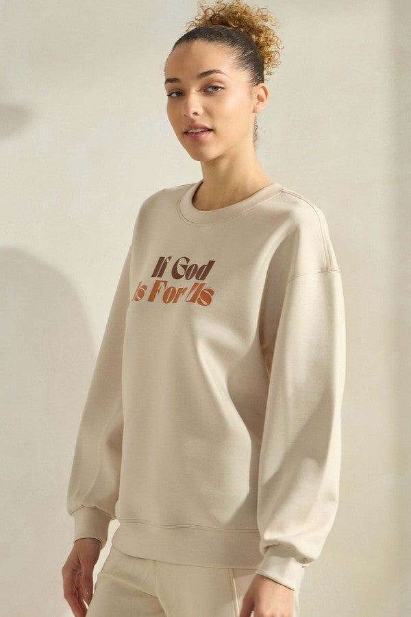 IF GOD IS FOR US SWEATER