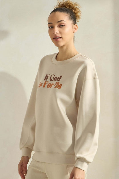 IF GOD IS FOR US SWEATER