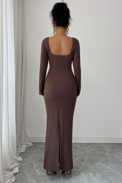 KINDLY YOURS BROWN DRESS