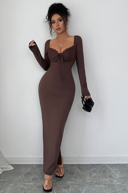 KINDLY YOURS BROWN DRESS