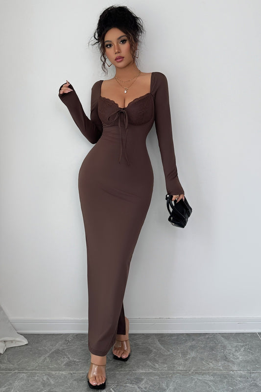 KINDLY YOURS BROWN DRESS