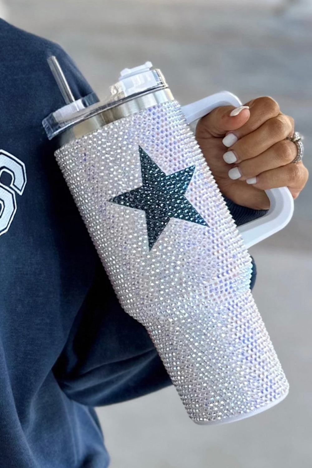 STAR RHINESTONE TUMBLER 40 OZ