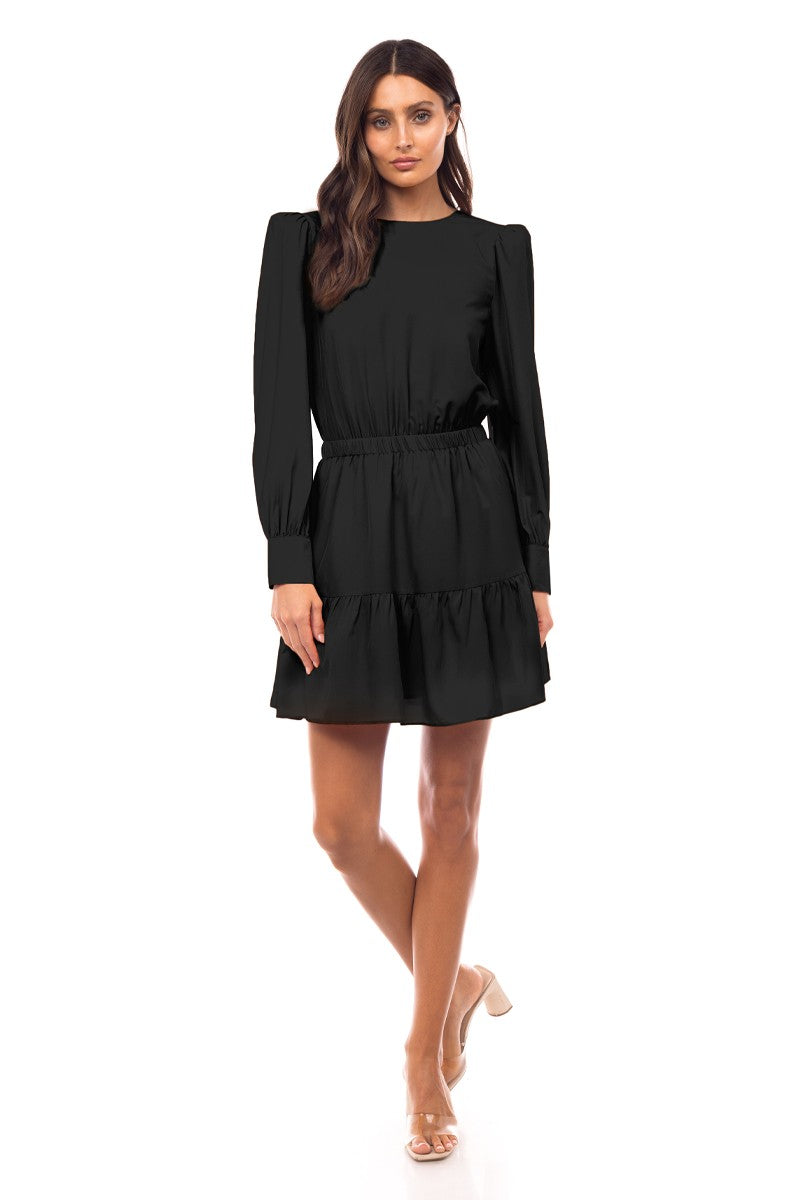 CHIC FRILL MINI DRESS