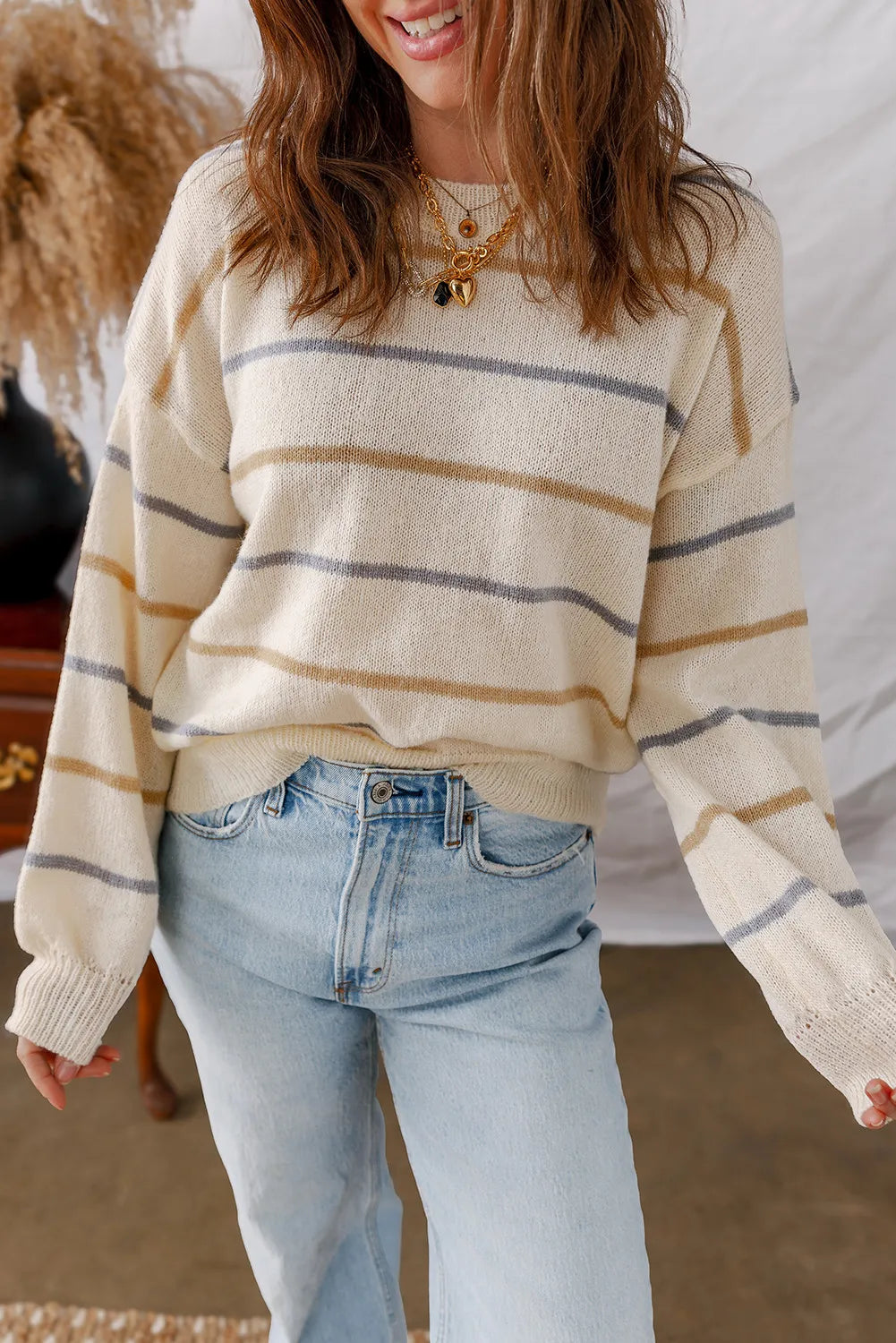 LIGHT RIBBED SWEATER
