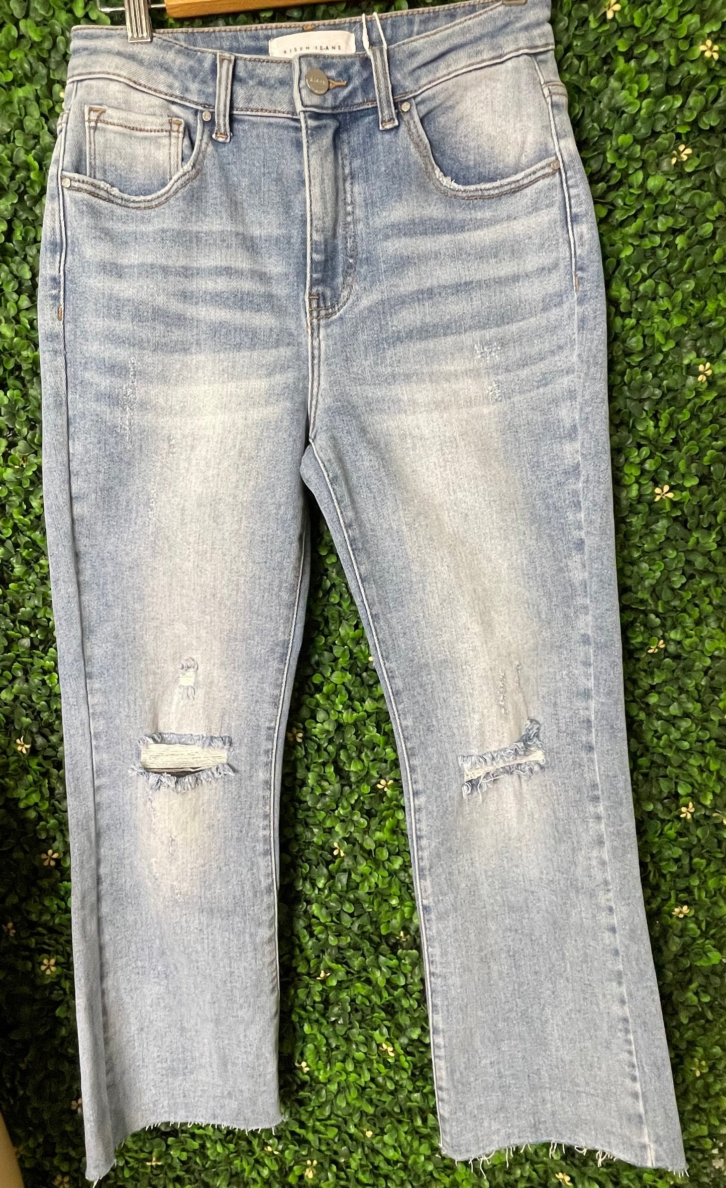 HIGH RISE-CROP STRAIGHT VINTAGE JEANS