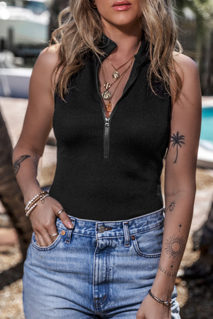CHIC MOCK BODYSUIT