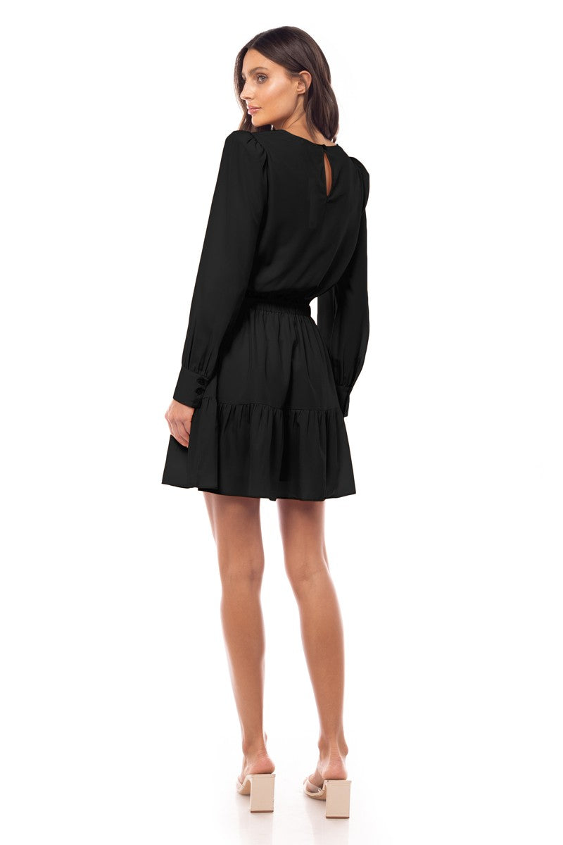 CHIC FRILL MINI DRESS