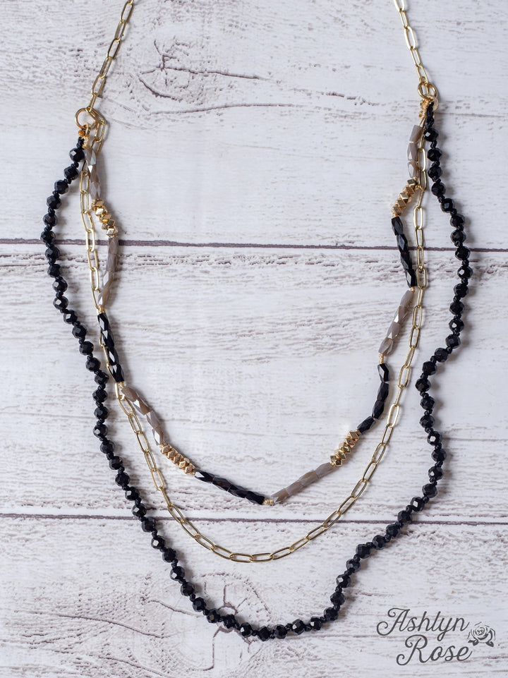 NEW YORK CITY NIGHTS LAYERED NECKLACE