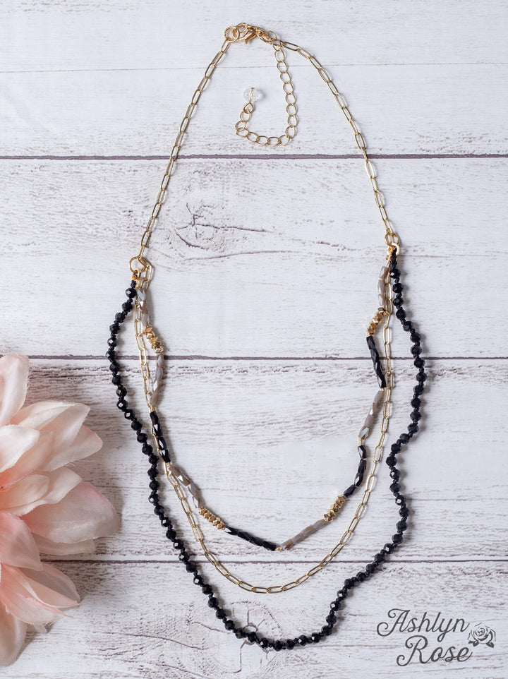 NEW YORK CITY NIGHTS LAYERED NECKLACE