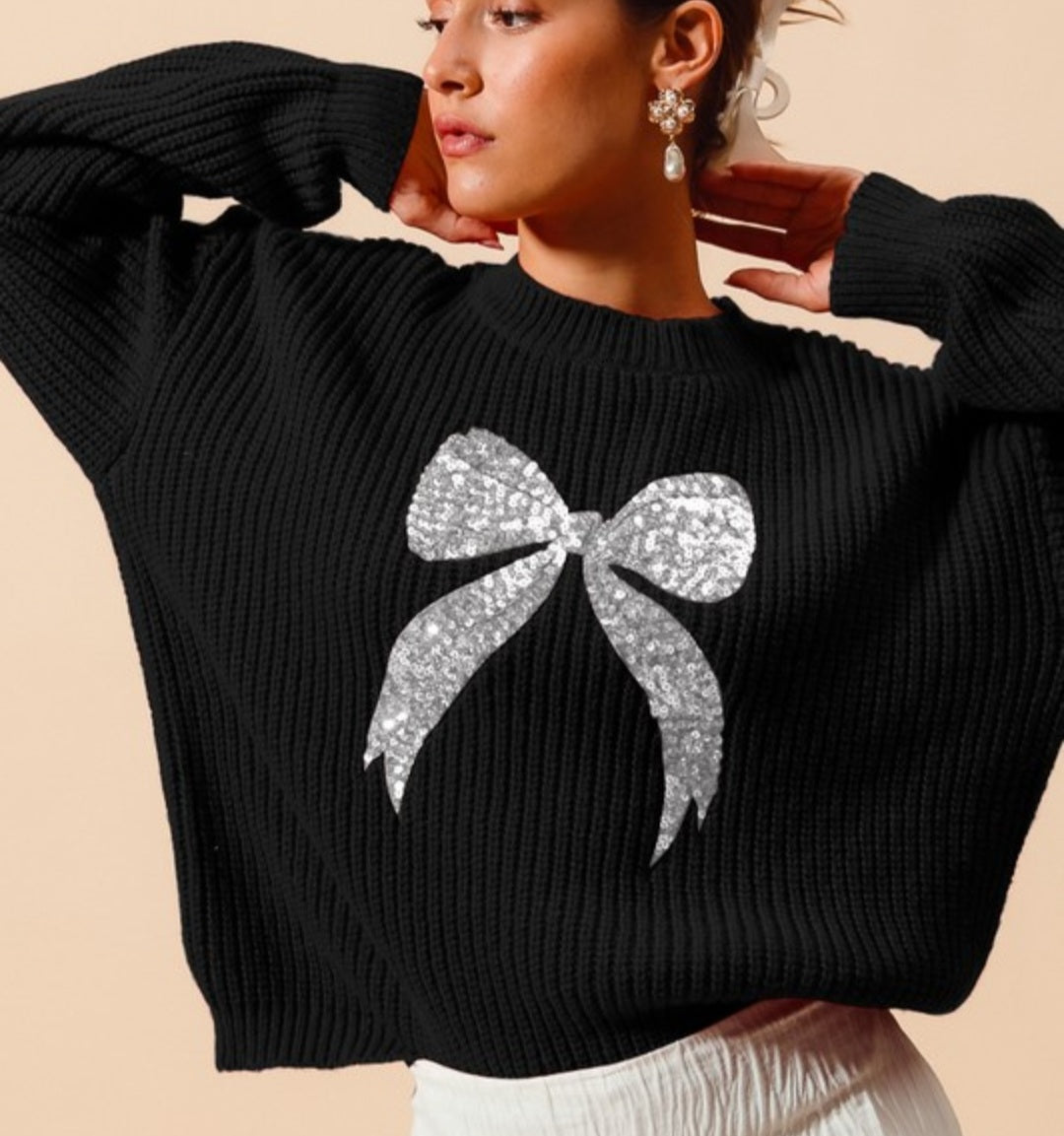 BOW DACIOUS SWEATER