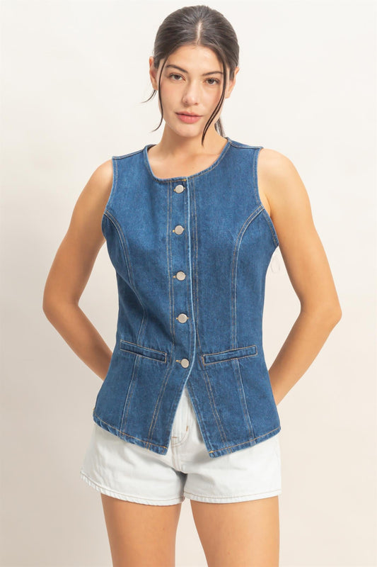 DENIM CONTROL VEST