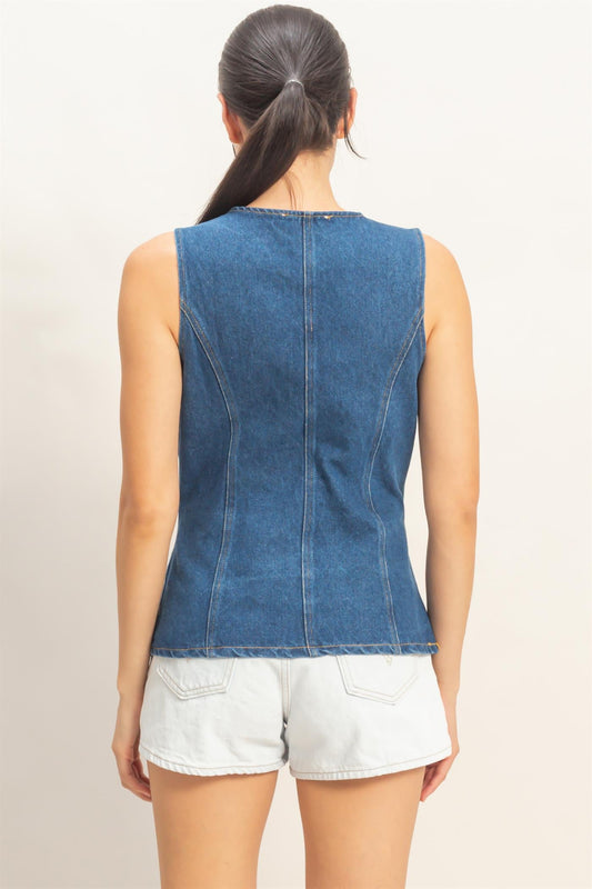 DENIM CONTROL VEST