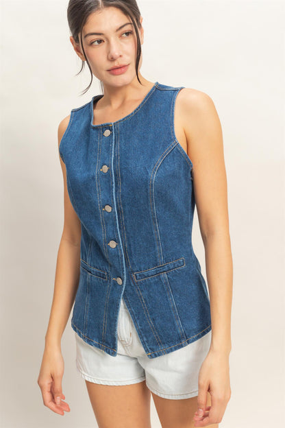 DENIM CONTROL VEST