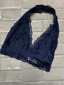 HALTER LACE BRALETTE